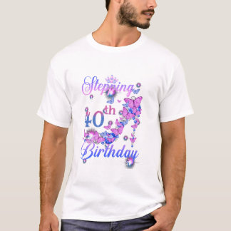 T-shirt Entrer dans mon 40e anniversaire