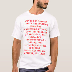 T-shirt Entretenez les façons de chien