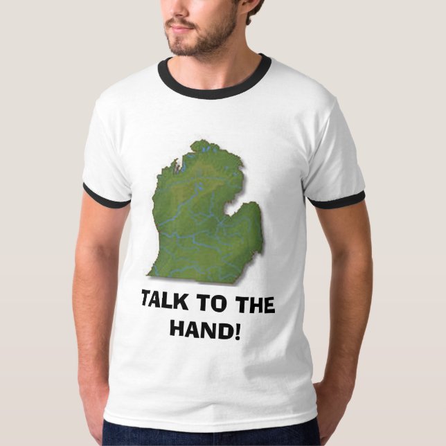T-SHIRT ENTRETIEN À LA MAIN ! (Devant)