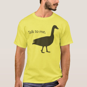 T-shirt Entretien à moi oie sur l'habillement américain