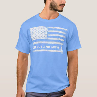 T-shirt Entretien De La Pelouse, Herbe, Puissance, Sortir 