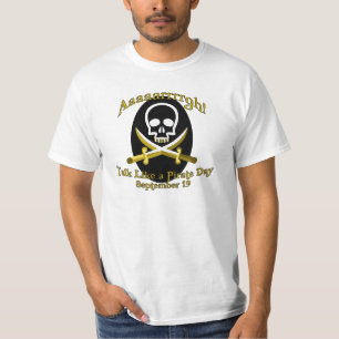 T-shirt Entretien d'épée de crâne comme un jour de pirate