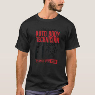 T-shirt Entretien des véhicules de réparation de carrosser