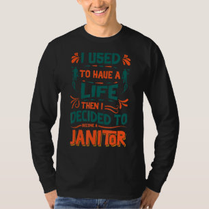 T-shirt Entretien du bâtiment de nettoyage de la maison de