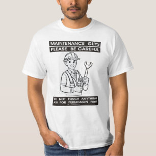 T-shirt entretien - maintenance - maintenance -