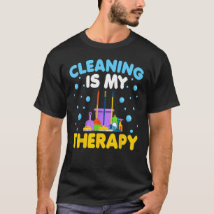 T-shirt Entretien Ménage Ménagère Le Nettoyage Est Mon Thé