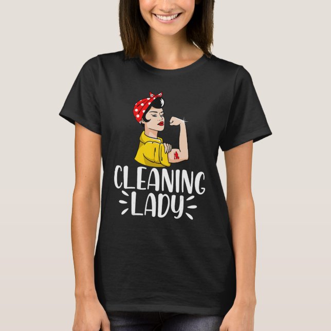 T-shirt Entretien ménager de la femme de ménage 2 (Devant)