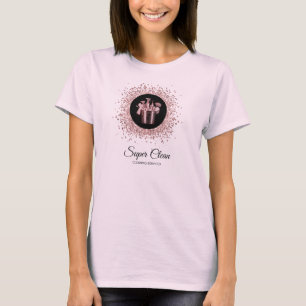 T-shirt Entretien Ménager Holographique Maison de Ménage