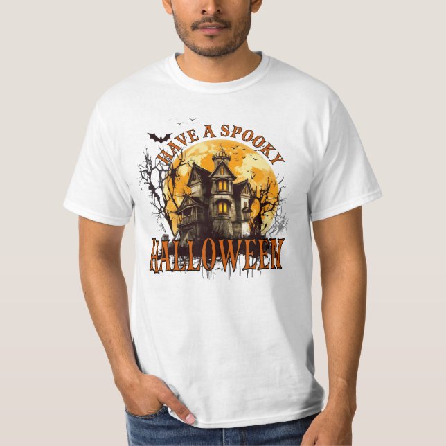T-shirt : "Entrez dans la Funhouse of Frights, Ayez un Ha  (Devant)