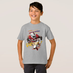 T-shirt Entrez dans la victoire Football Américain Enfan