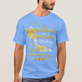 T-shirt Entrez dans mon anniversaire de mars avec les dieu