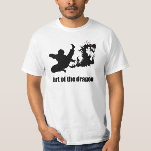 T-shirt Entrez le panier du dragon