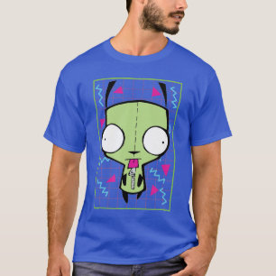 T-shirt Envahisseur Zim Gir grille années 90 famille