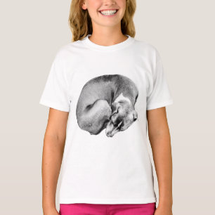 T-shirt Enveloppé dans le repos