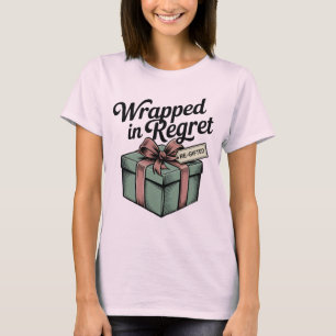 T-shirt Enveloppé de Regret Conception de vacances de re