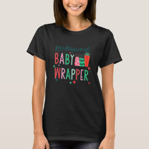 T-shirt Enveloppeur de bébé professionnel Noël L&D infirmi
