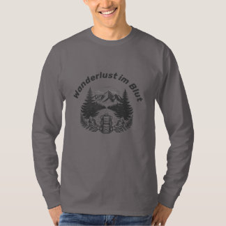 T-shirt Envie d'ailleurs dans le sang – Retro Hiking Shirt