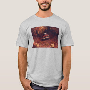 T-shirt Envie de Voyager Américaine Vintage