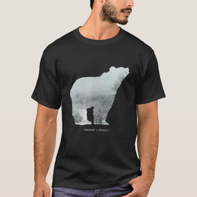 T-shirt Environmental protection and nature conservation b (Devant)