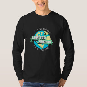 T-shirt Environnement Futur Climat Économiser Vert Terre R