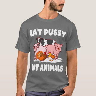 T-shirt Environnement Végétal Animalerie Mange Minou Pas A