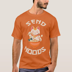 T-shirt Envoyer Noods Food Bowl Asiatique Cuisine Noodles