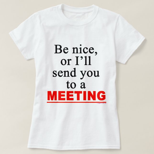 T-shirt Envoyez-vous à un humour sarcastique de bureau de (Design devant)