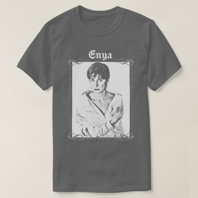 T-shirt Enya Retro Design esthétique (Design devant)