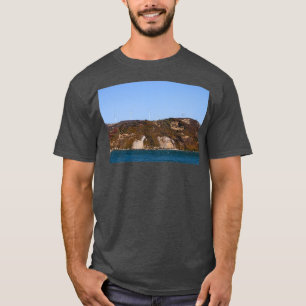 T-shirt éoliennes sur la colline paysage
