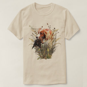 T-shirt Épagneul breton, Passion pour les oiseaux