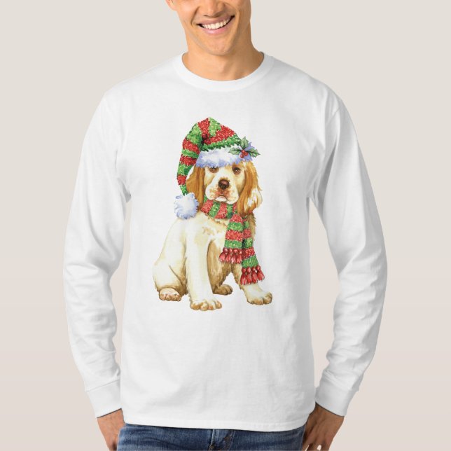 T-shirt Épagneul heureux de Howliday Clumber (Devant)