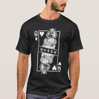 T-shirt Épagneul Springer Gallois Reine Des Cœurs Chien P
