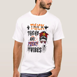 T-shirt Épais Cuisses Et Vibes Éffrayantes