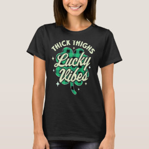 T-shirt Épais cuisses Vibes Lucky Buffalo Plaid Saint Patr