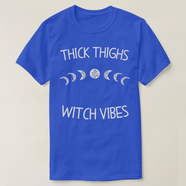 T-shirt Épais cuisses Vibes sorcières Halloween916  (Design devant)