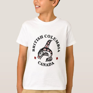 T-shirt Épaulard du nord-ouest d'art de Haida de Côte