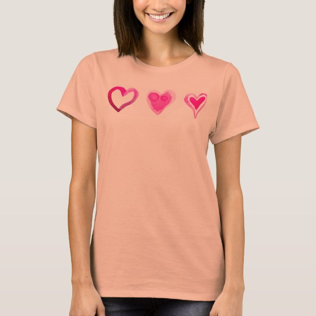 T-shirt épaule tombante +Canvas Flowy pour femme (Devant)