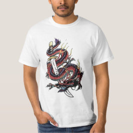 T-shirt Épée et dragon