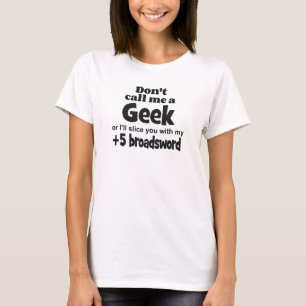 T-shirt épée geek