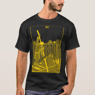 T-shirt ÉPÉE vintage CARTE TAROT SIX