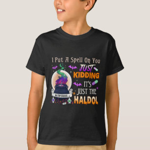 T-shirt Épellez juste pour rire Haldol Halloween Infirmièr