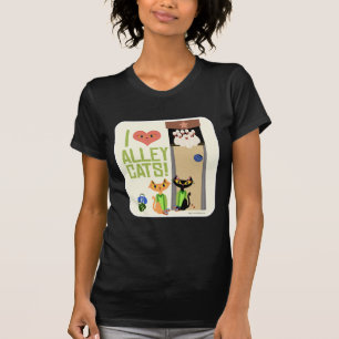 T-shirt Epic Alley Cats amusant Retro Cartographie Art Des