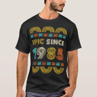 T-shirt Epic depuis 1985 Cadeau Anniversaire Famille BbayC
