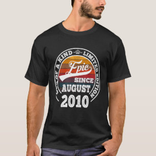 T-shirt Epic depuis août 2010 12e anniversaire 12 ans