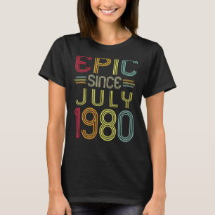 T-shirt Epic depuis juillet 1981 41ème anniversaire 41 ans