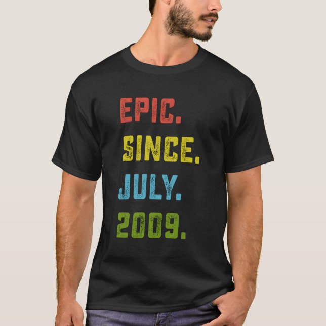 T-shirt Epic Depuis Juillet 2009 14E 14 (Devant)