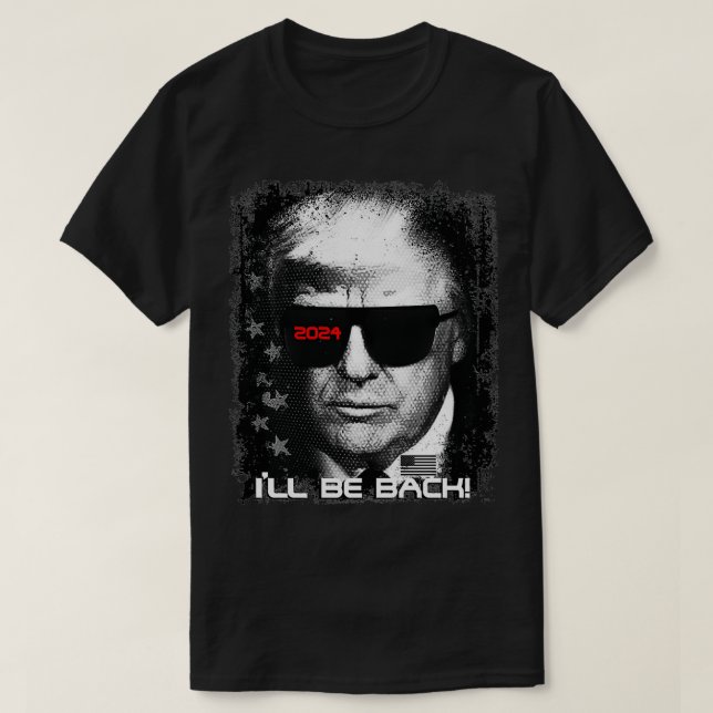T-shirt Epic Funny Trump 2024 Lunettes de soleil Je serai  (Design devant)