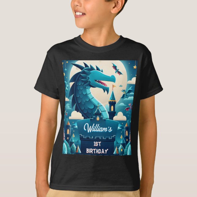T-shirt Epic mignon Enfants Hero Garçons Filles Dragon 1er (Devant)