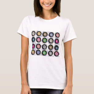 T-shirt Epic Retro Music Illustré Vinyl Records Patten