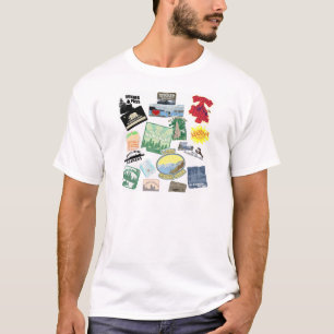 T-shirt Epic Travel Logos Collage Design Tourist